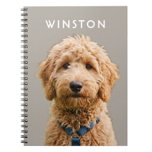 Photo Personalized Dogs Name - READ DESCRIPTION Notebook (Front)