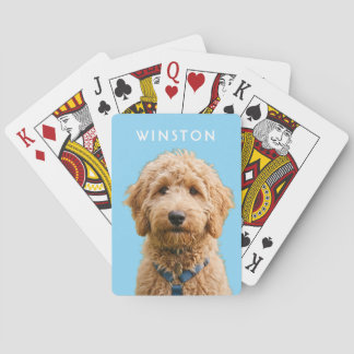Photo Personalized Dogs Name - READ DESCRIPTION Poker Cards