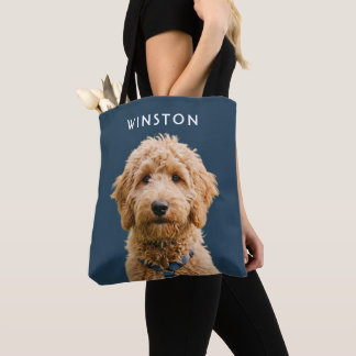 Photo Personalized Dogs Name - READ DESCRIPTION Tote Bag