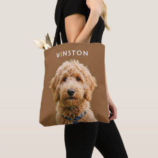 Photo Personalized Dogs Name - READ DESCRIPTION Tote Bag