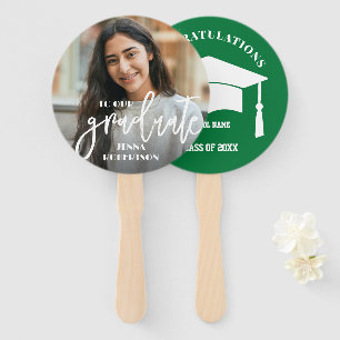 Photo Personalized Graduate Hand Fan