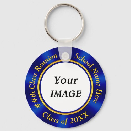 Photo Personalized High School Reunion Gift Ideas Keychain