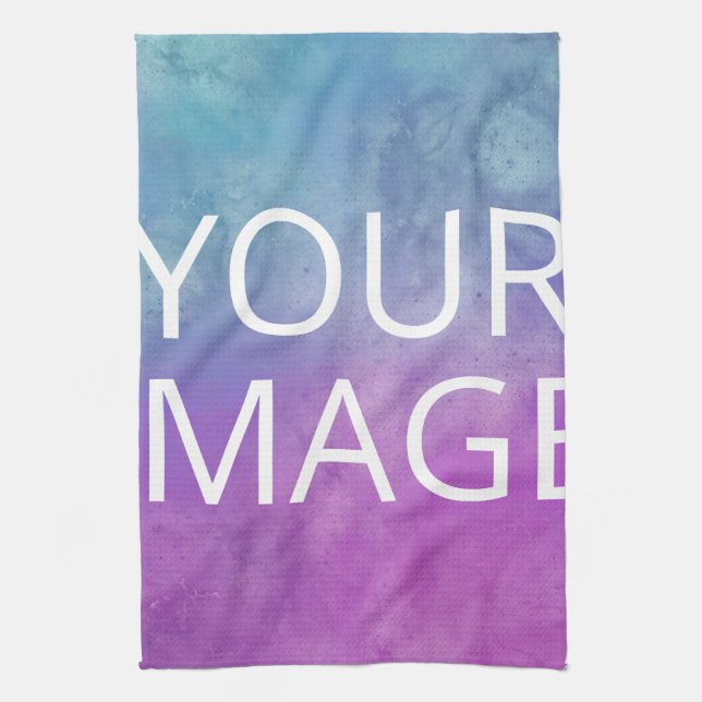 Photo personalized   kitchen towel (Vertical)