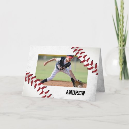 Photo Personalized Name Andrew Birthday Large Gru Card