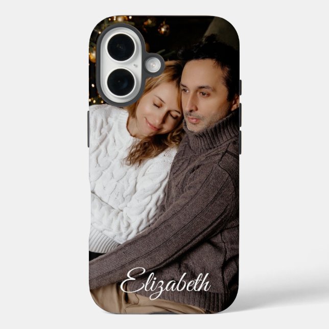 Photo Personalized Name  Case-Mate iPhone Case (Back)