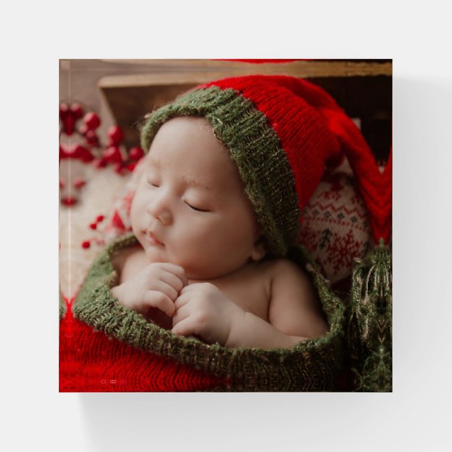 Photo Personalized Paperweight (Front)