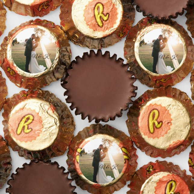 Photo Personalized Peanut Butter Cup Favors (Assorted)