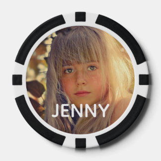 Photo personalized  poker chips