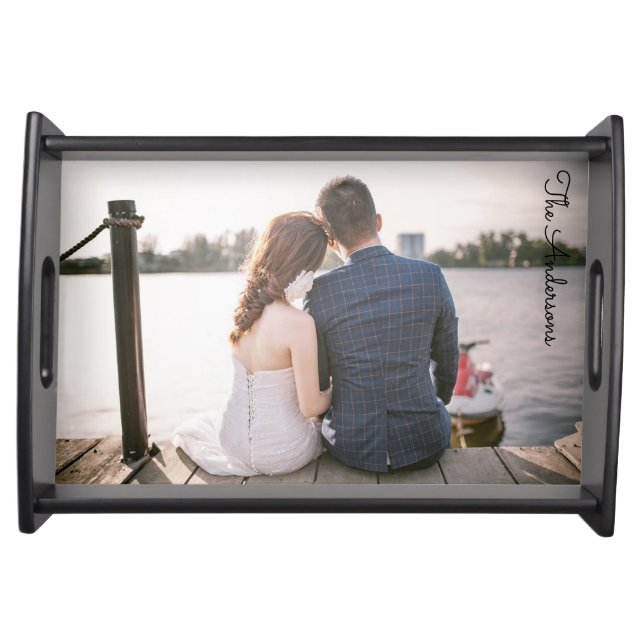 Photo Personalized Serving Tray (Front)