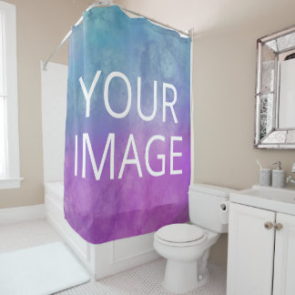 Photo personalized shower shower curtain