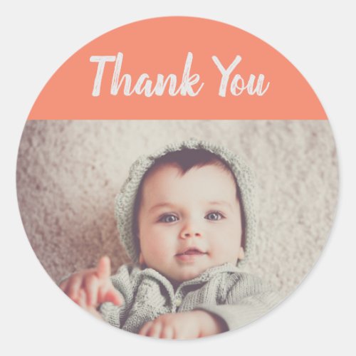 photo personalized thank you stickers for birthday
