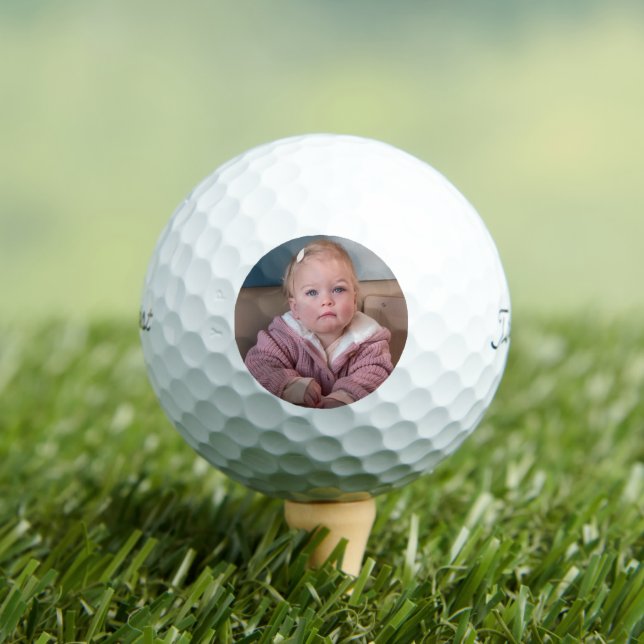 Photo Personalized  Titleist Pro V1 - Photo 3-1 Golf Balls (Insitu Tee)