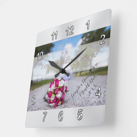 Photo, Personalized Wall Clock Wedding Gift Ideas
