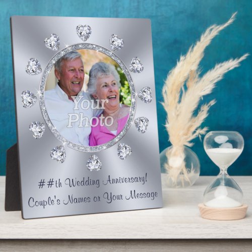 Photo Personalized Wedding Anniversary Plaques