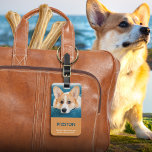 Photo Pet Carrier Tag<br><div class="desc">The Photo Pet Carrier Tag is the perfect the pet on the go. Can be used on travel carrier,  crate,  pet bags,  luggage and more . Easily add your pets photo and your contact information. Great for the pet show circuit to mark all your belongings.</div>