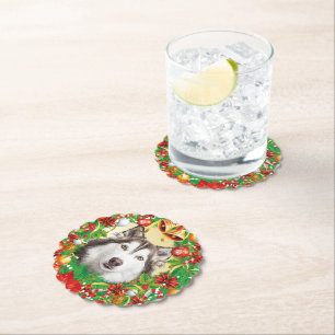  Photo Pet Kids Christmas Coaster Template 4
