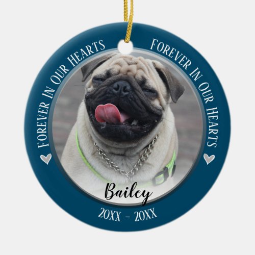 Photo Pet Memorial Keepsake Ornament