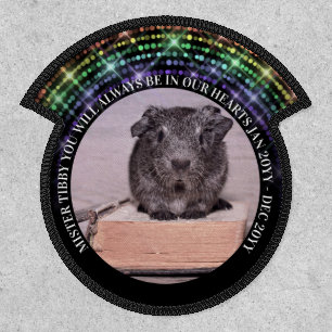 PHOTO PET Memorial Keepsake Rainbow Bridge Patch
