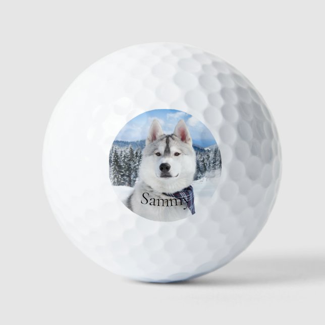 Photo Pet Name Golf Balls (Front)