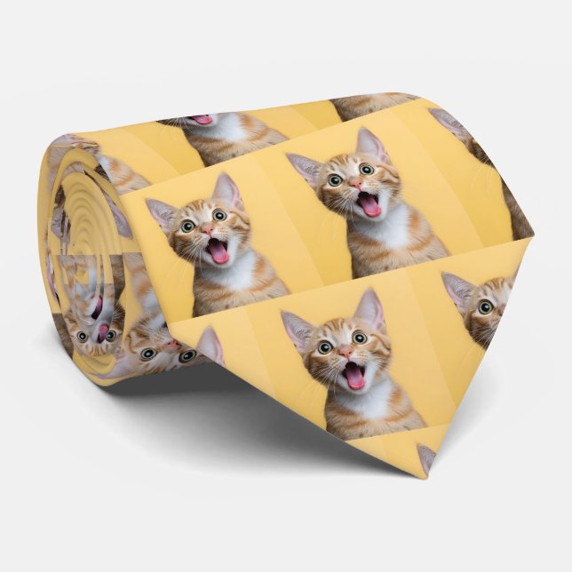 Photo Pet Personalized Neck Tie (Rolled)