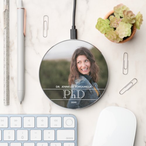 Photo PhD Graduation Wireless Charger