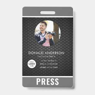 Photo Photographer Press Badge