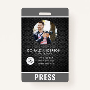 Photo Photographer Press Badge