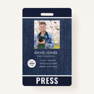 Photo Photographer Press Badge