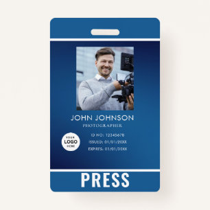 Photo Photographer Press Badge