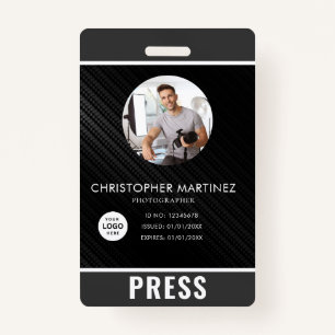 Photo Photographer Press Badge
