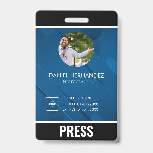 Photo Photographer Press Badge