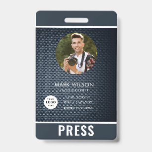 Photo Photographer Press Badge