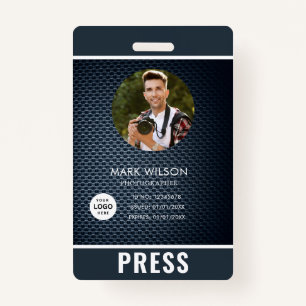Photo Photographer Press Badge