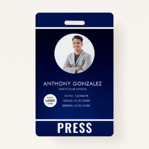 Photo Photographer Press Badge