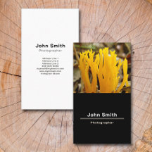 Photo & Photographer Vertical Business Card