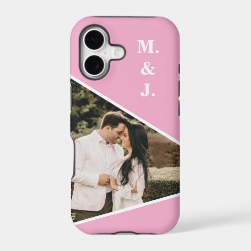 Photo Pink Monogram iPhone 17 Case