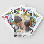 Photo Playing Cards<br><div class="desc">Add your favorite engagement or wedding photo and make a unique gift with this cute playing cards set. Lovely as favor or first wedding anniversary gift.</div>