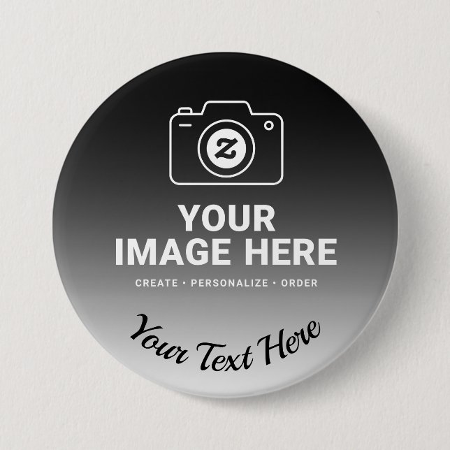 Photo Plus Custom Message Button (Front)