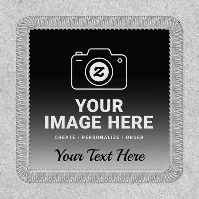 Photo Plus Custom Message Patch (Front)