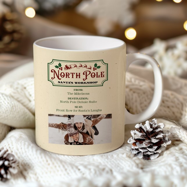 Photo Polar Express Christmas Ticket  Coffee Mug (Creator Uploaded)