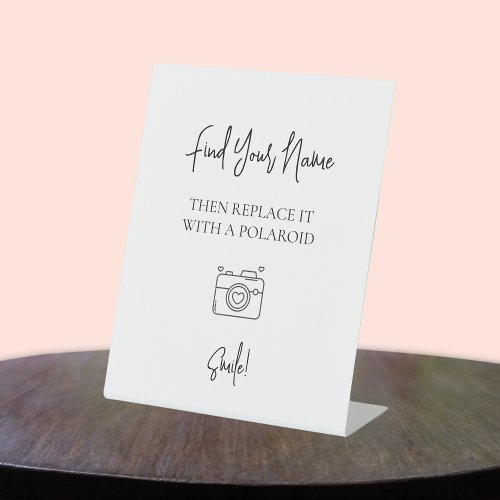Photo Polaroid Editable Wedding Guestbook Sign