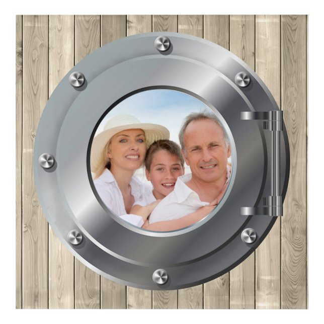 PHOTO Porthole Nautical Acrylic Art (Front)