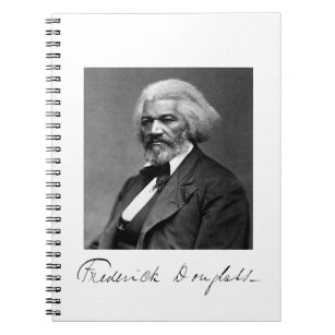 Photo Portrait of Frederick Douglass Notebook