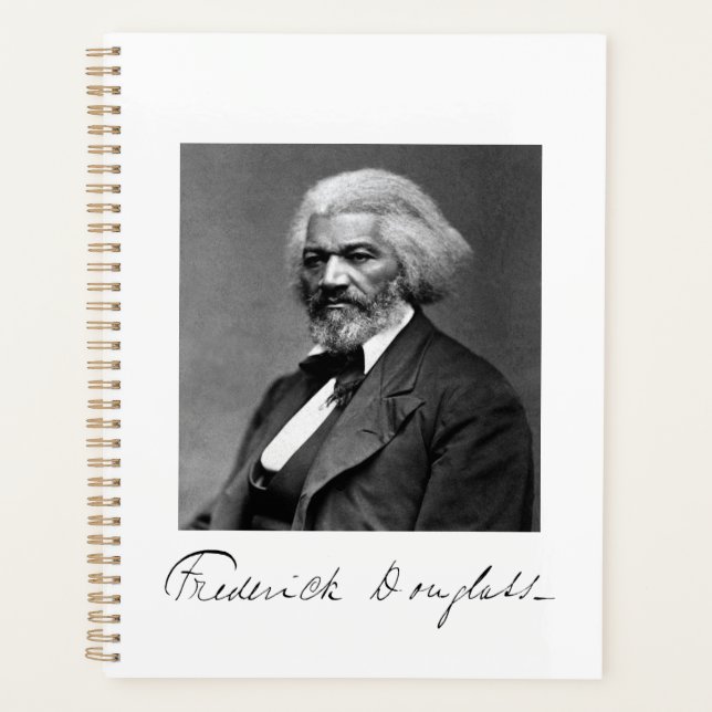Photo Portrait of Frederick Douglass Planner (Front)