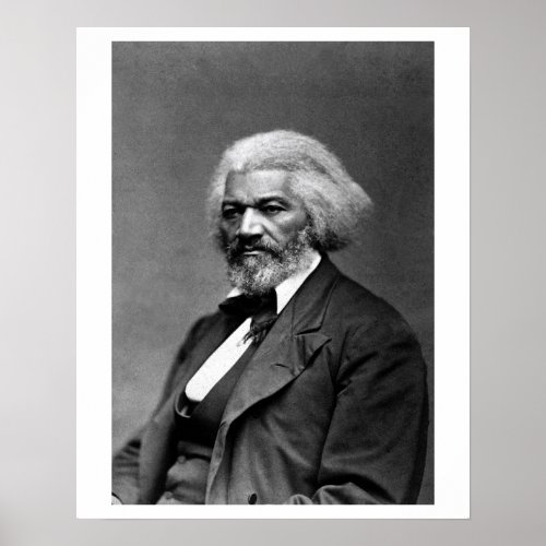 Photo Portrait of Frederick Douglass Poster