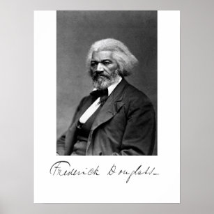 Photo Portrait of Frederick Douglass Poster