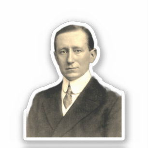 Photo Portrait of Guglielmo Marconi Sticker