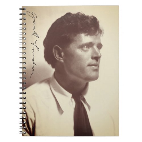 Photo portrait of Jack London Notebook