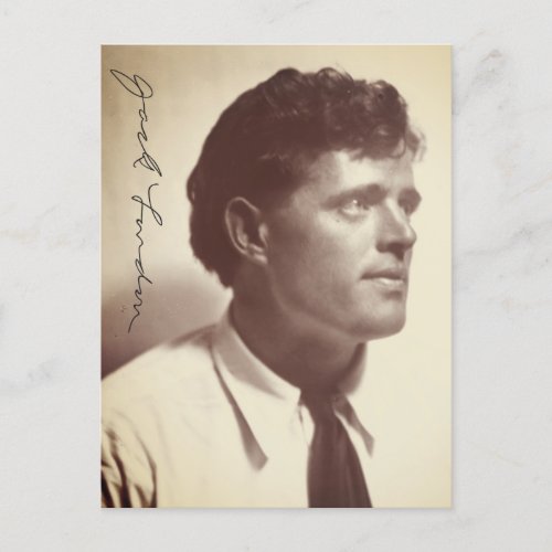 Photo portrait of Jack London Postcard