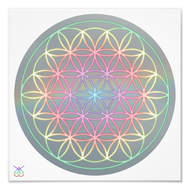 Photo Poster ~ Healing~Energy Flower Of Life (Front)
